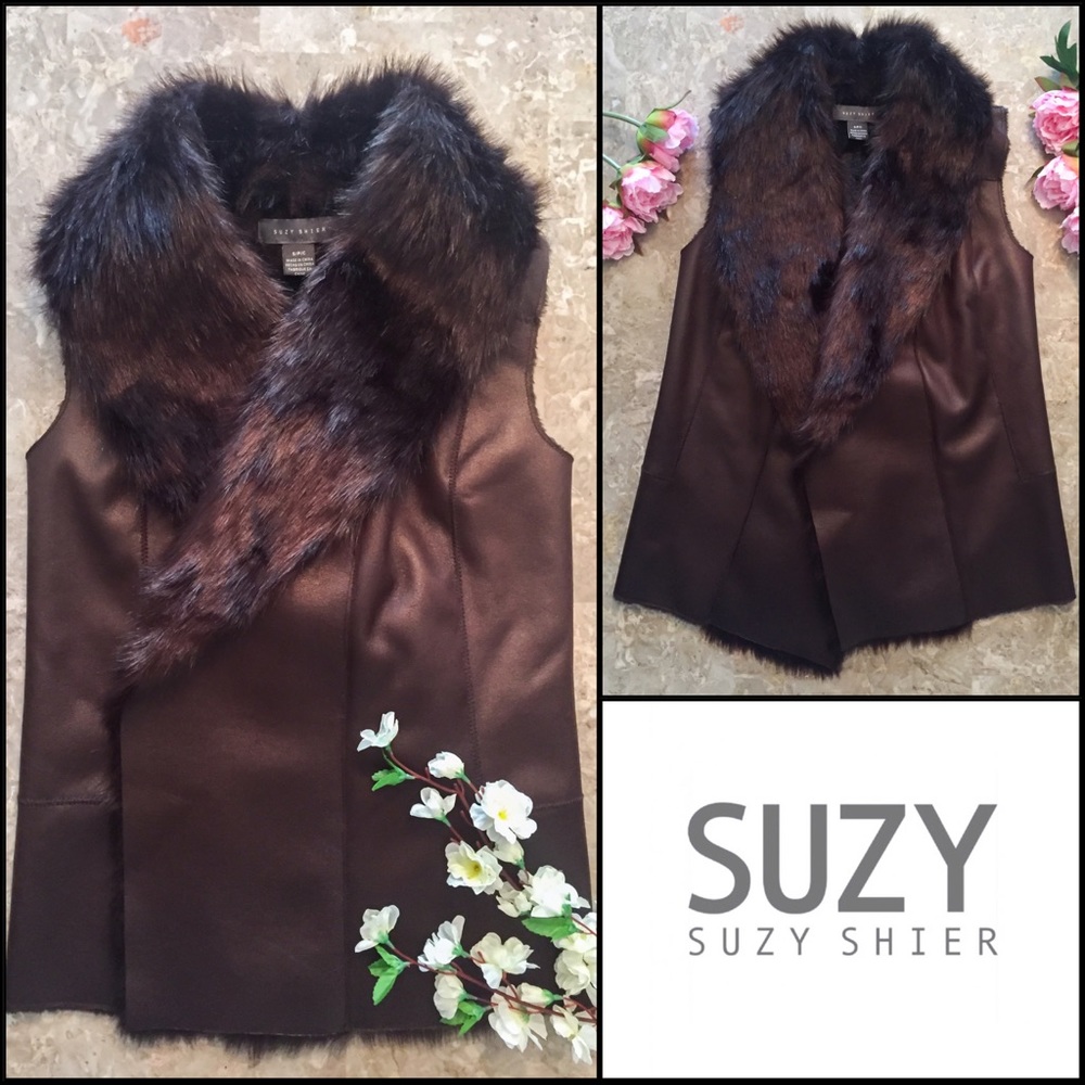 Suzy Shier Open Vest